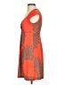 Donna Morgan Paisley Orange Cocktail Dress Size 2 - photo 5
