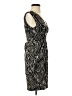 Iz Byer Animal Print Gray Cocktail Dress Size S - photo 4