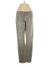 Current/Elliott Animal Print Silver Tan Jeggings Size 27 waist - photo 1