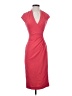 L.K. Bennett Solid Red Cocktail Dress Size 2 - photo 1