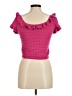 H&M Pink Short Sleeve Top Size M - photo 2