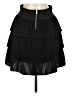 INC International Concepts 100% Polyester Solid Black Formal Skirt Size 6 - photo 1