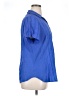 Avenue Blue Short Sleeve Blouse Size 14 Plus - photo 4