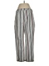 Free People Stripes Silver Casual Pants Size 4 - photo 2