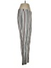 Free People Stripes Silver Casual Pants Size 4 - photo 4