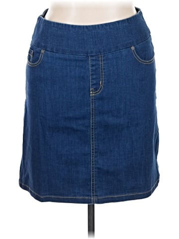 Chadwicks Denim Skirt (view 1)