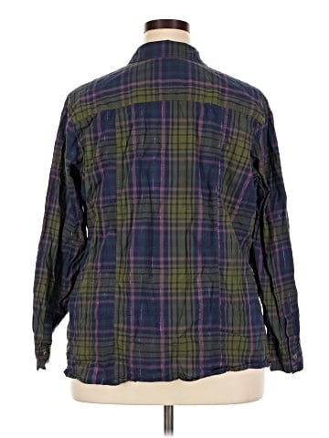 DressBarn Long Sleeve Button-Down Shirt (view 2)