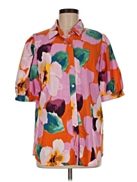 Susan Graver Short Sleeve Blouse