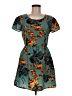 Mimi Chica 100% Polyester Print Teal Casual Dress Size M - photo 1