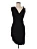 Bebe Solid Black Cocktail Dress Size M - photo 1