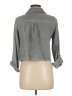 Summersalt Gray 3/4 Sleeve Button-Down Shirt Size M (estimated) - photo 2