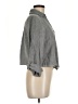 Summersalt Gray 3/4 Sleeve Button-Down Shirt Size M (estimated) - photo 4