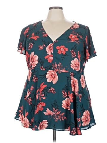 Torrid Short Sleeve Blouse (view 1)