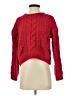 Pink Rose 100% Polyester Red Pullover Sweater Size S - photo 1