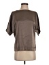 St. John Brown Short Sleeve Blouse Size P (petite) - photo 1