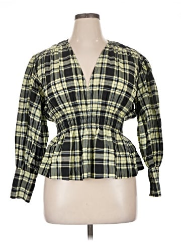 Ganni Long Sleeve Blouse (view 1)