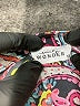 Emily Wonder 100% Polyester Paisley Black Short Sleeve Blouse Size 1X - photo 7