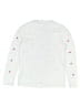 Crewcuts Outlet 100% Cotton Hearts Silver Pullover Sweater Size 8 - photo 2