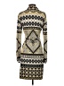 Hale Bob Print Gold Casual Dress Size S - photo 2