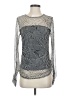 DKNY Silver Long Sleeve Blouse Size S - photo 1