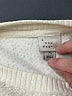 New Glory 100% Polyester Ivory Pullover Sweater Size XL - photo 7