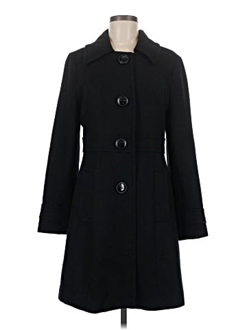 Tulle Wool Coat (view 1)