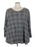 C established 1946 Green 3/4 Sleeve Blouse Size 26 - 28 - photo 1