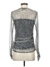 DKNY Silver Long Sleeve Blouse Size S - photo 2