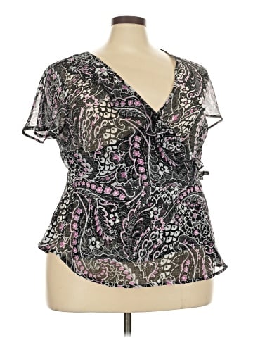 Lane Bryant Short Sleeve Blouse (view 1)