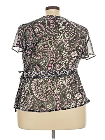 Lane Bryant Short Sleeve Blouse (view 2)
