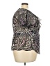 Lane Bryant 100% Polyester Black Short Sleeve Blouse Size 22 (5) - photo 4