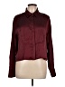 Ann Taylor LOFT 100% Polyester Burgundy Long Sleeve Blouse Size L - photo 1