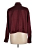 Ann Taylor LOFT 100% Polyester Burgundy Long Sleeve Blouse Size L - photo 2