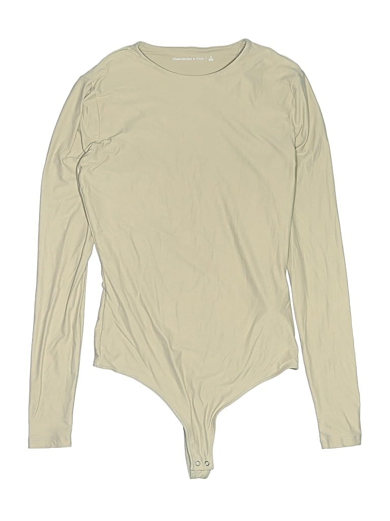 Abercrombie & Fitch Bodysuit In Neutral