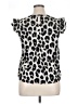 Shein Silver Short Sleeve Top Size XL - photo 2
