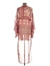 BCBGMAXAZRIA 100% Polyester Red Kimono Size M - photo 2