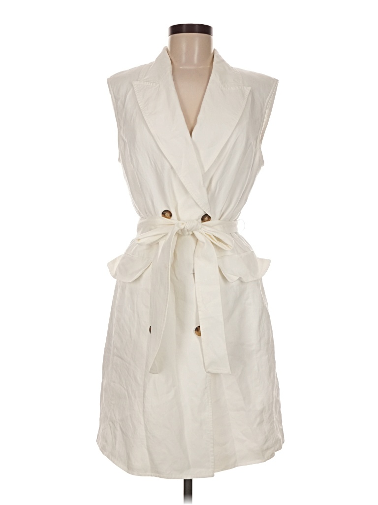Pre-owned H&m Casual Dress In Ivory