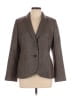 Talbots Houndstooth Brown Blazer Size 14 Petite - photo 1