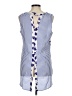 CAbi 100% Polyester Blue Sleeveless Blouse Size M - photo 2