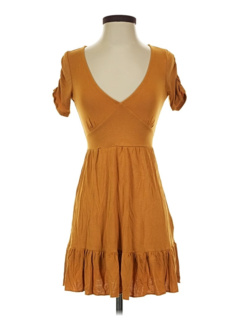 Pre-owned Forever 21 Casual Dress In Brown
