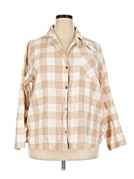 Old Navy 3/4 Sleeve Button-Down Shirt (view 1)