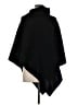 Nordstrom 100% Acrylic Black Poncho One size - photo 1
