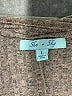 She + Sky Metallic Tan Short Sleeve Top Size L - photo 7