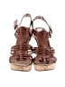 Audrey Brooke 100% Leather Tan Wedges Size 9 - photo 2