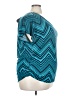 Lavish 100% Polyester Teal Short Sleeve Top Size 3X - photo 4
