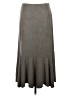 J.Jill 100% Polyester Solid Gray Casual Skirt Size 6 Petite - photo 1