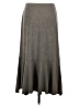 J.Jill 100% Polyester Solid Gray Casual Skirt Size 6 Petite - photo 2