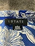 1.State 100% Polyester Blue Short Sleeve Blouse Size L - photo 7