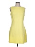 MIHOLL Solid Yellow Casual Dress Size L - photo 1