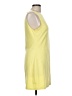 MIHOLL Solid Yellow Casual Dress Size L - photo 5